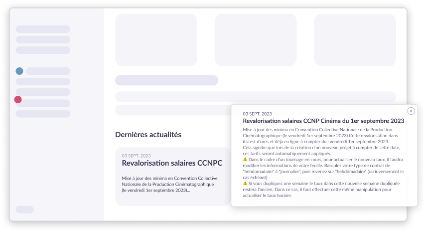 Illustration de la veille conventionnelle et des actualités